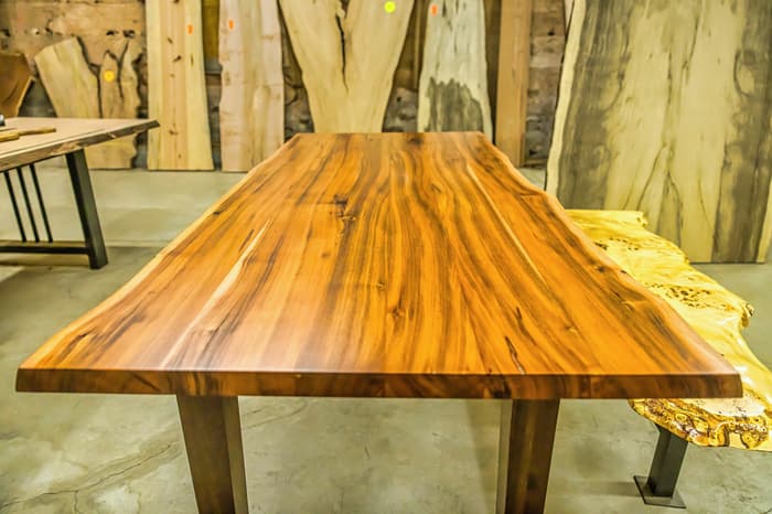 A beautiful finished table top